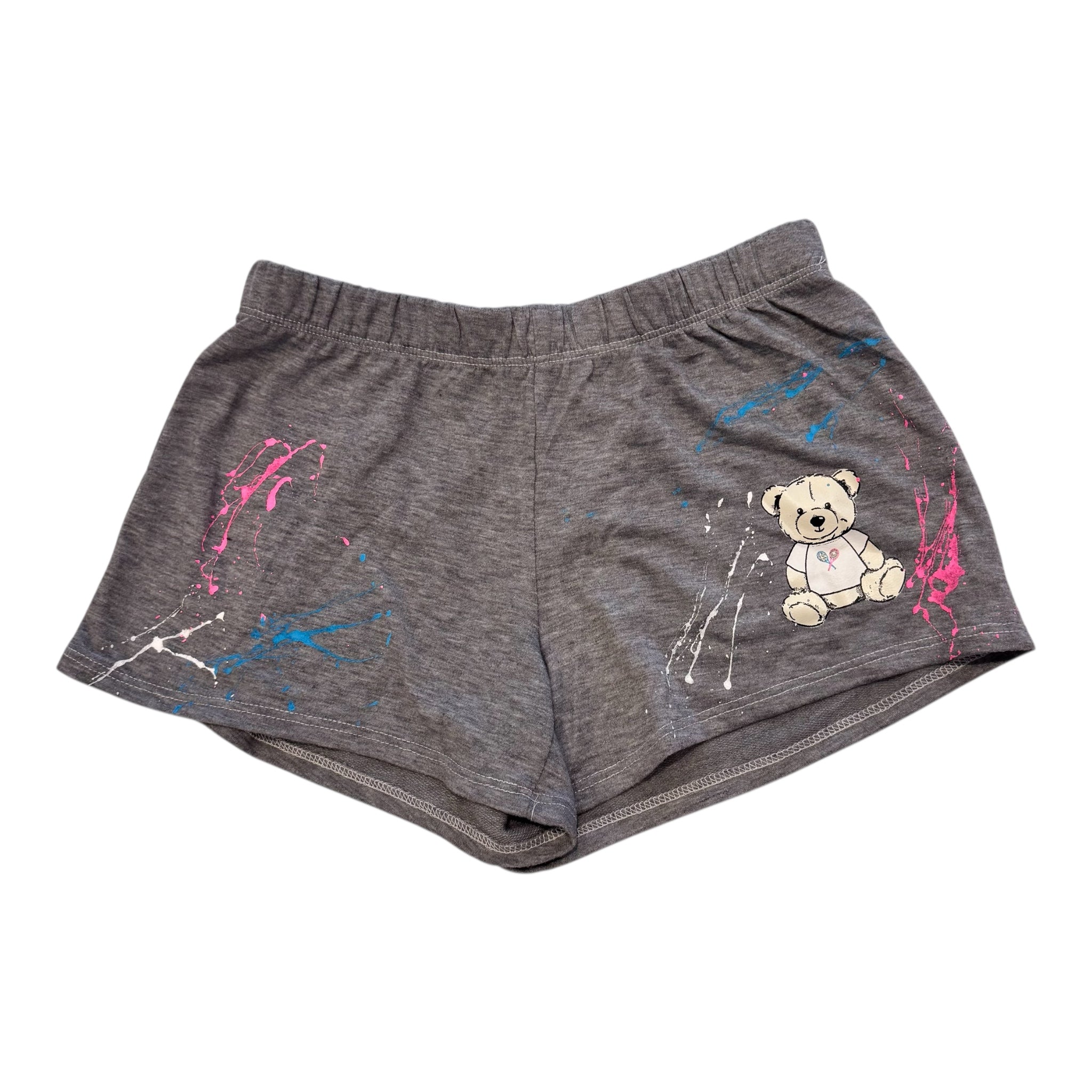 Firehouse Teddy Bear Short-Grey Splatter