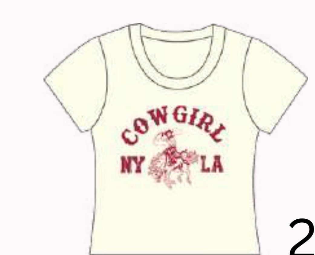 Katie J Cowgirl Baby Tee