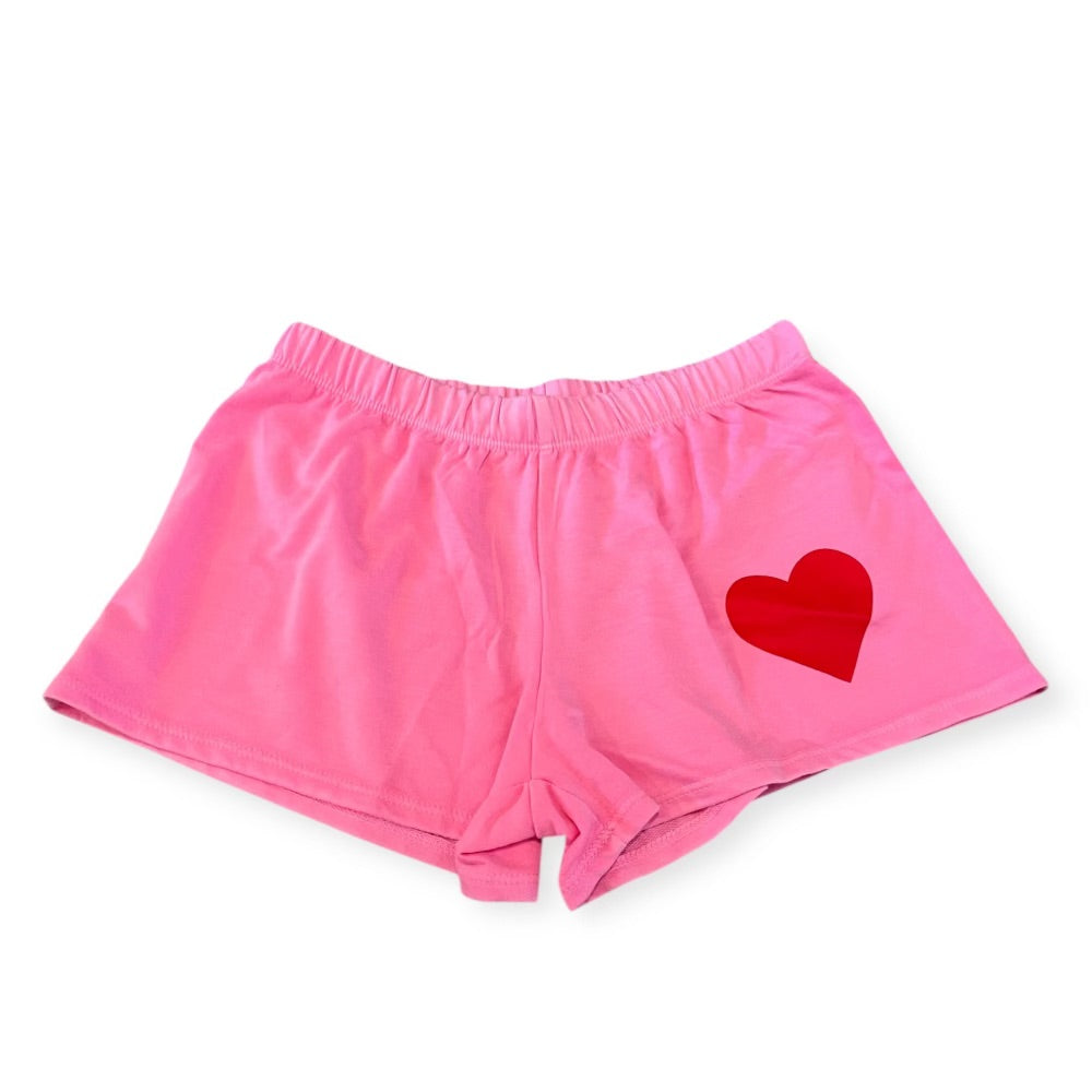 Firehouse Pink Heart Shorts