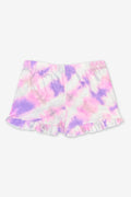Pixielane Simply Soft Ruffle Short-Blush Mauve Tie Dye