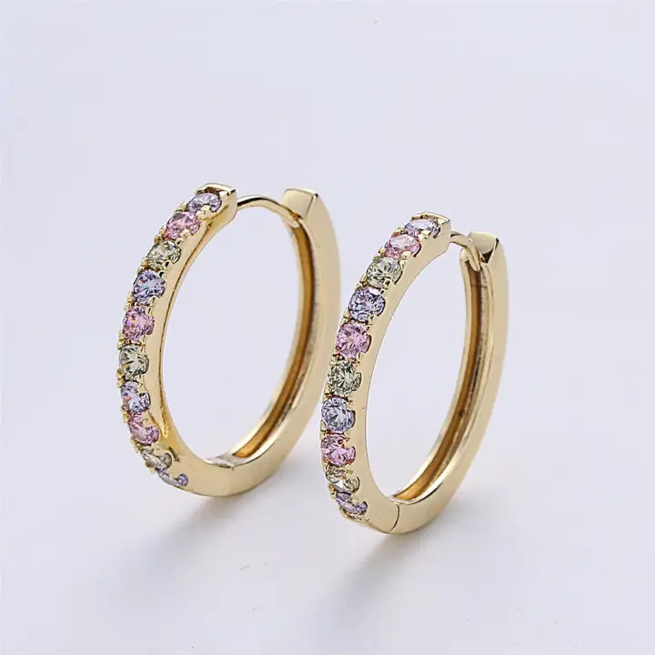Multicolour Cz Earring
