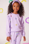 Lola + The Boys LAVENDER CRYSTAL HEARTS SET