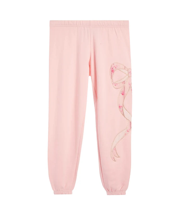 Katie J Dylan Bow Appliqué Sweatpants