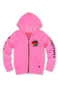 Aviator Nation Zip Hoodie- Neon Pink (Presale)