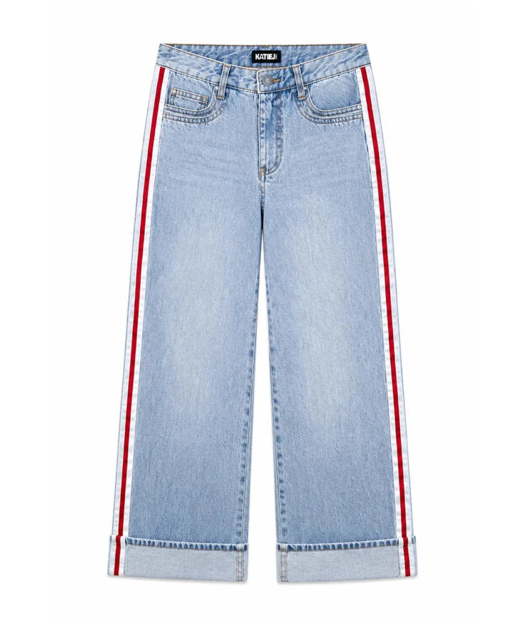 Katie J Boston Wideleg Jeans