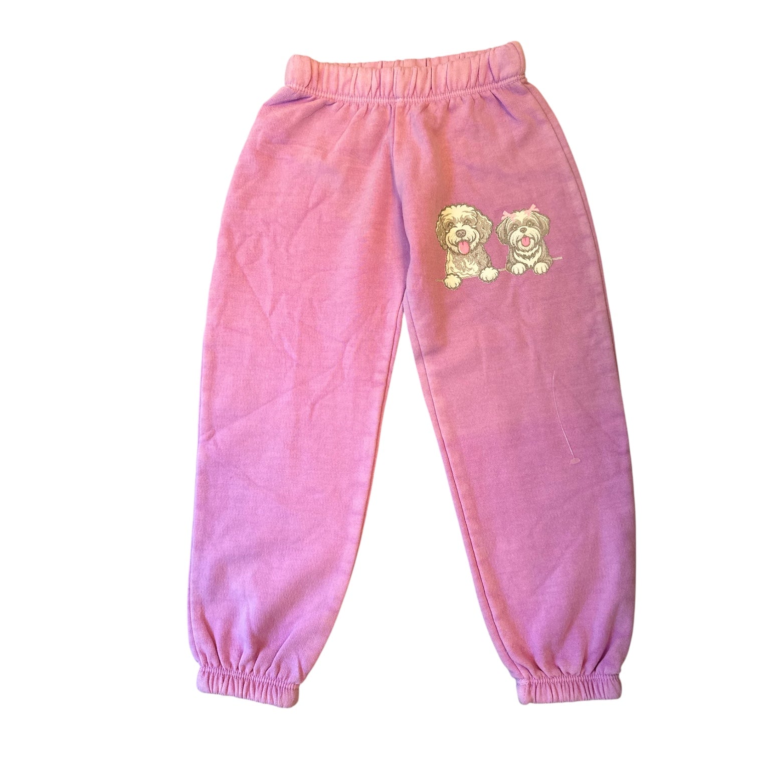 Firehouse Puppy Bow Sweatpants - Grape