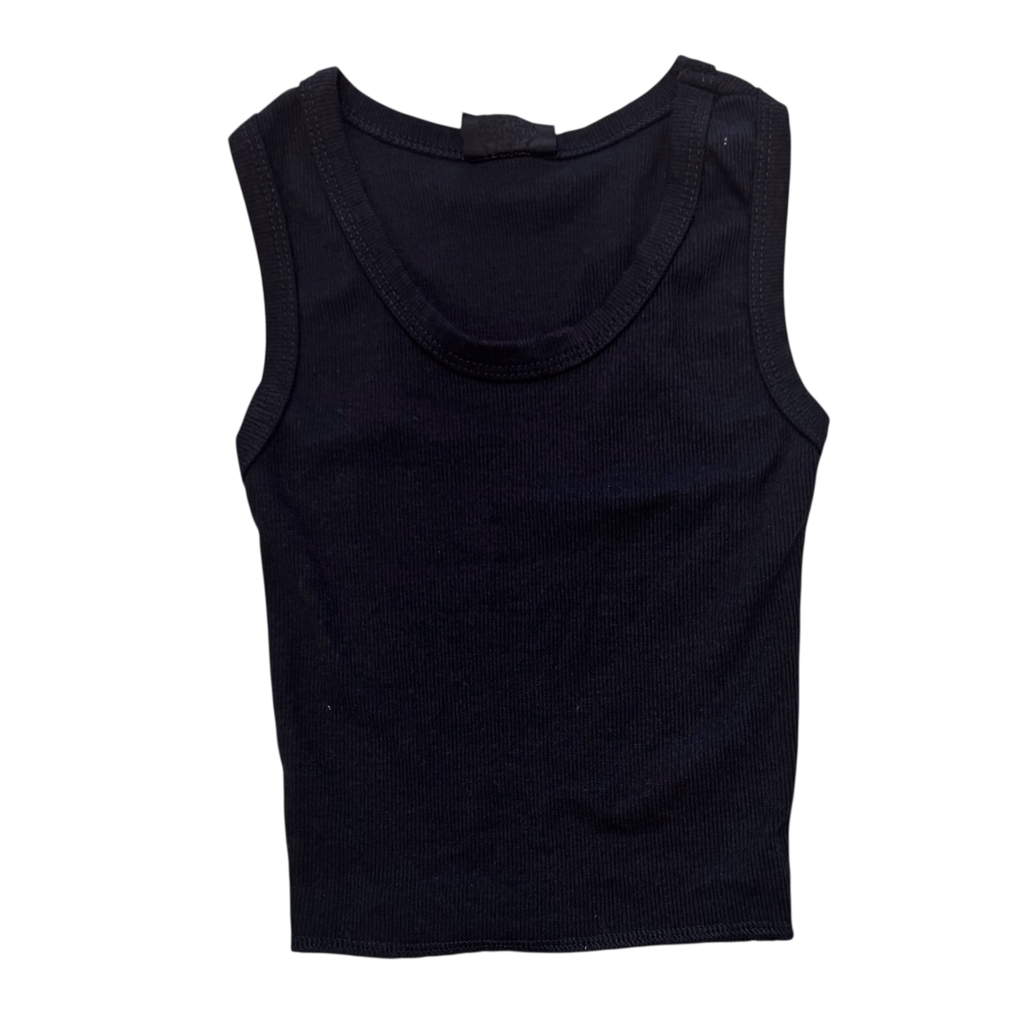 Firehouse Black Ribbed Tank