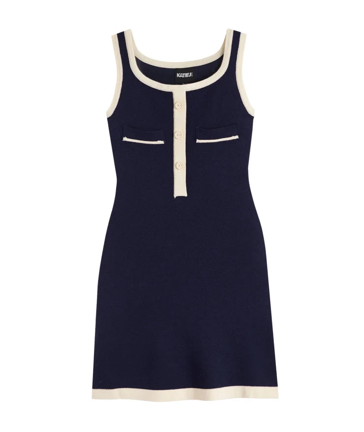 Katie J Whitney Colorblock Dress