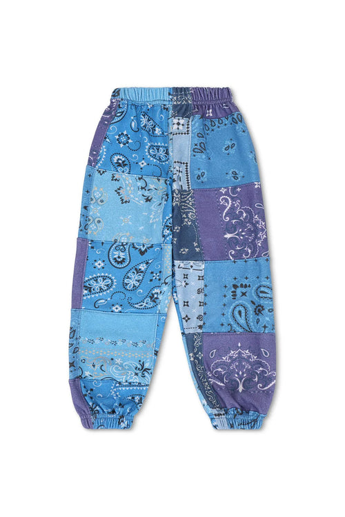 Aviator Nation Bandana Quilted Sweatpants- Blue (presale)