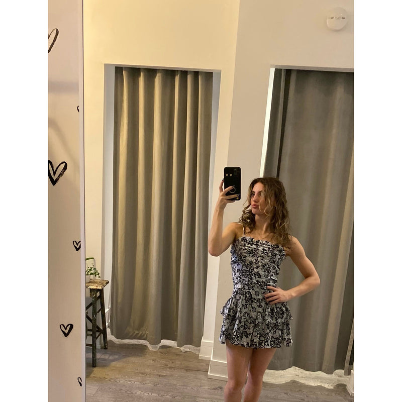 If So Black Print Dress