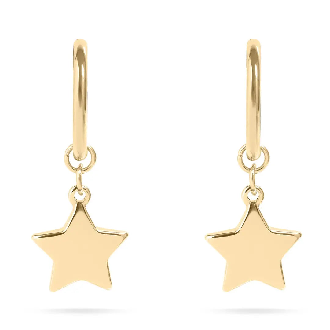 Star Huggie Earrings