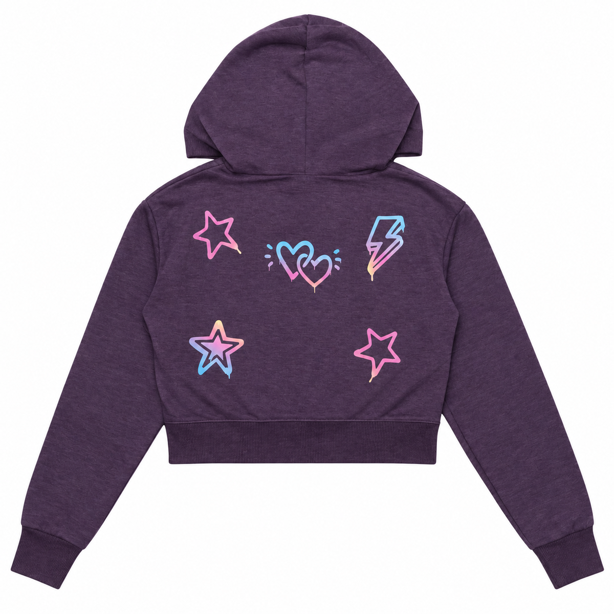 Firehouse Ombre Heart Zip Hoodie