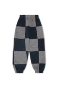 Aviator Nation Check Quilted Sweatpants-Heather Grey/ Charcoal (presale)