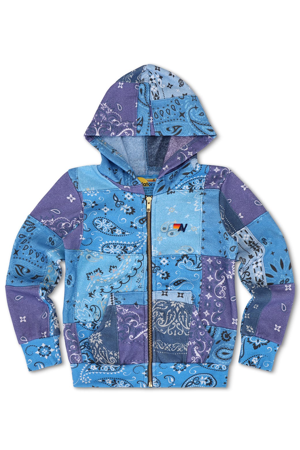 Aviator Nation Bandana Quilted Sweatshirt- Blue (presale)