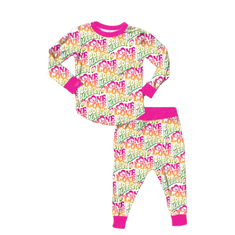 Rowdy Sprout  Bob Marley One Love Thermal Pajama
