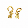 Mini Bear Huggie Earrings