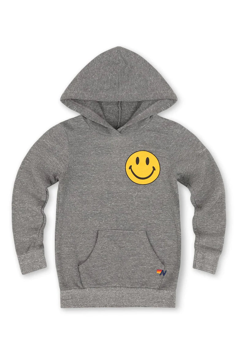 Aviator Nation Smiley Pullover Hoodie- Grey(presale)