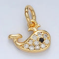 Cz Whale Charm