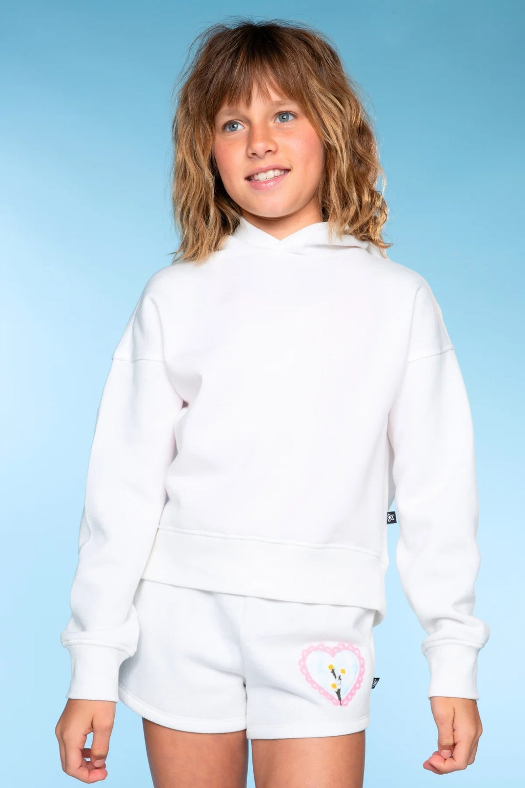 Pixielane Daydream Cloud Soft French Terry Dolphin Short