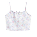 Katie J Cassia Satin Top- Floral Bouquet