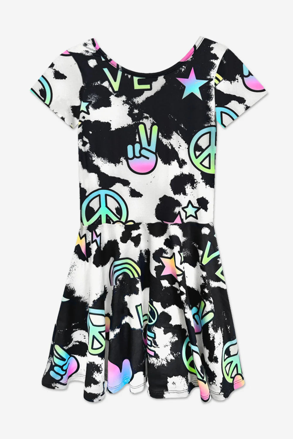 Pixielane Simply Soft Short Sleeve  Skater Dress