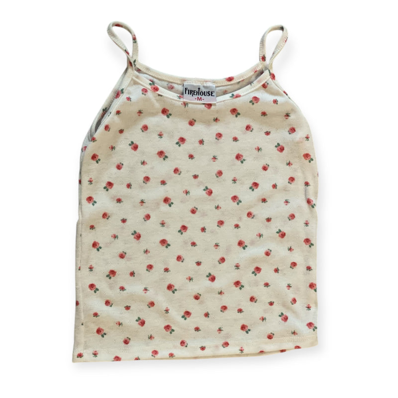 Firehouse Ditsy Floral Cami- White