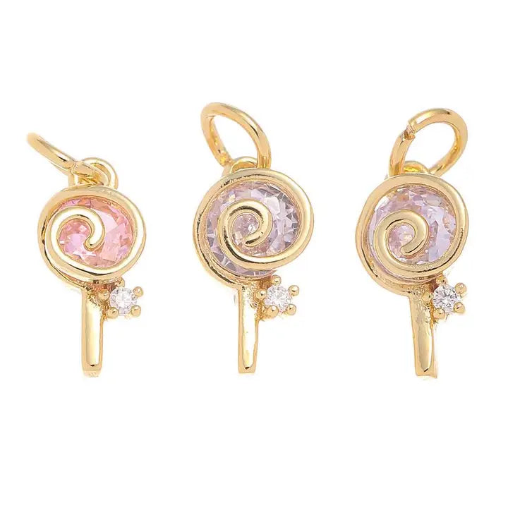 Cz Lollypop Charm