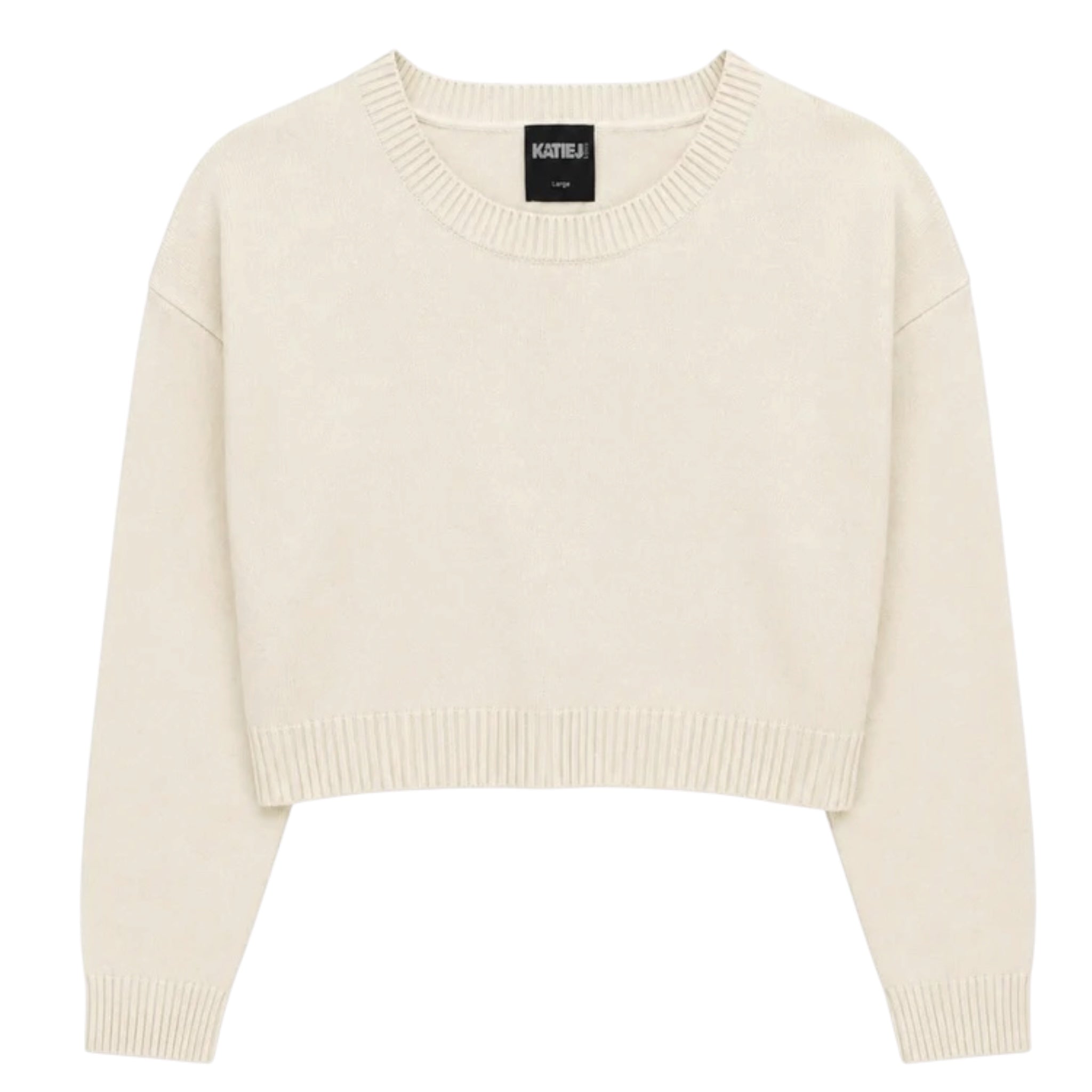 Katie J Marlena Cropped Crewneck Sweater