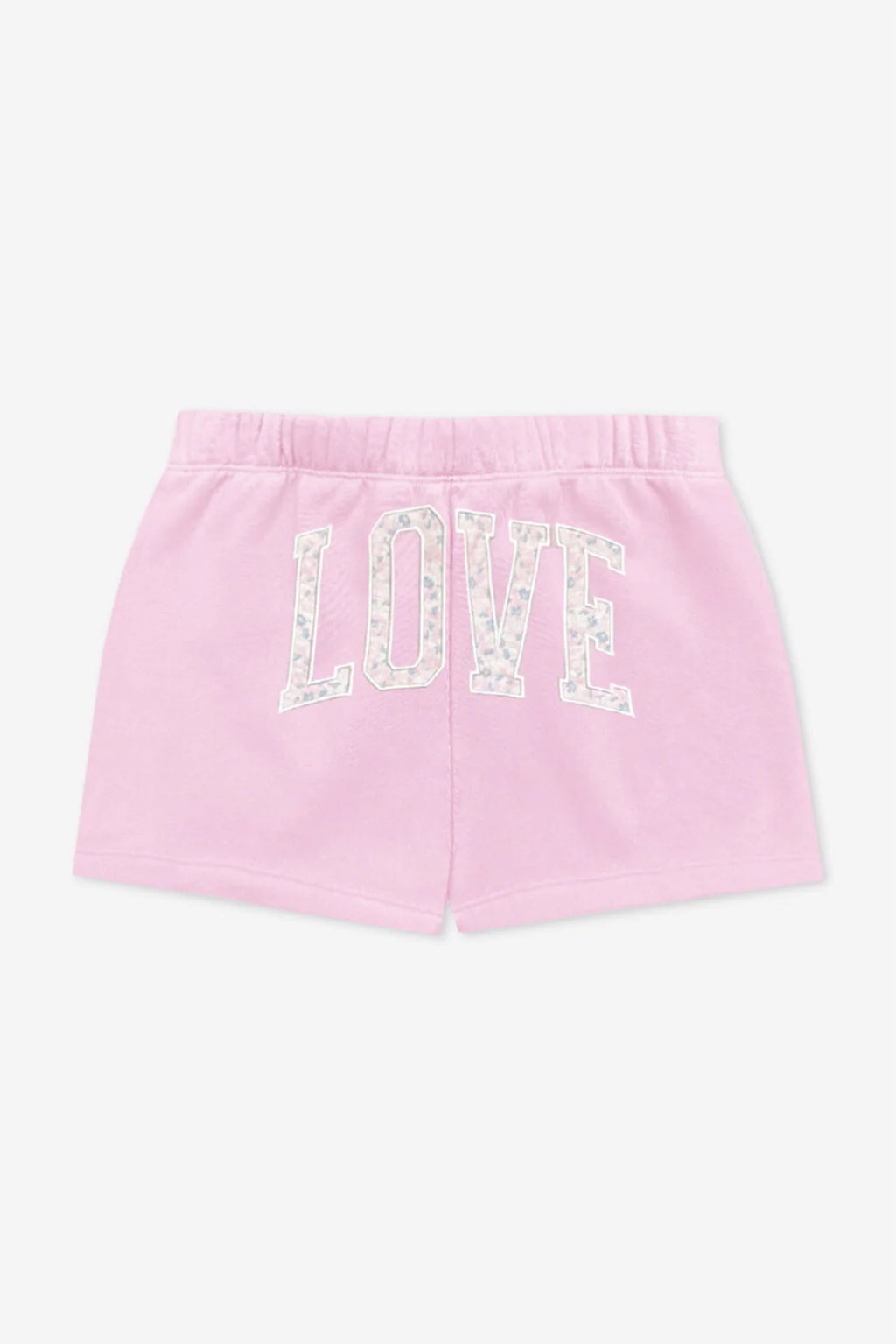 Pixielane Cloud Soft French Terry Dolphin Short- Floral Love