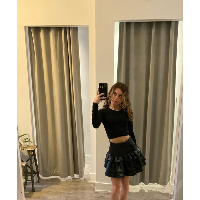 If So Black Skirt