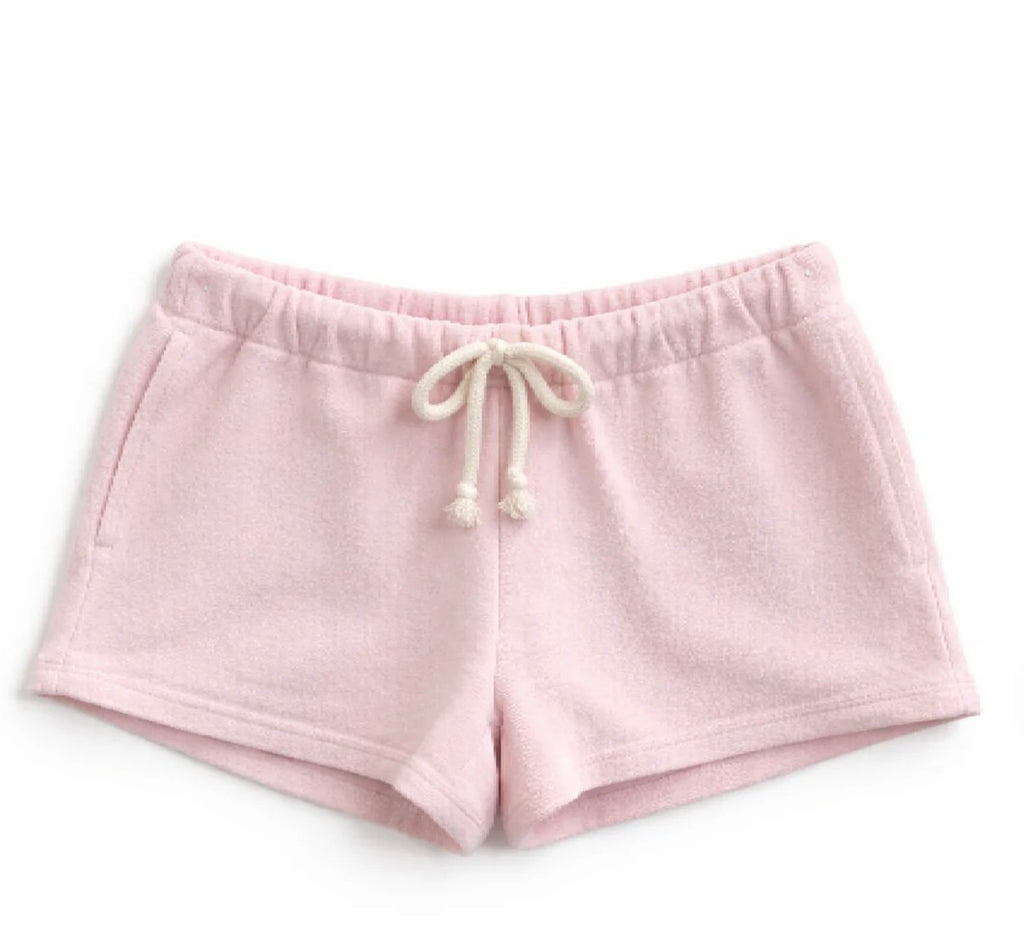 Katie J Tucker Low Waisted Terry Short - Evening Blue