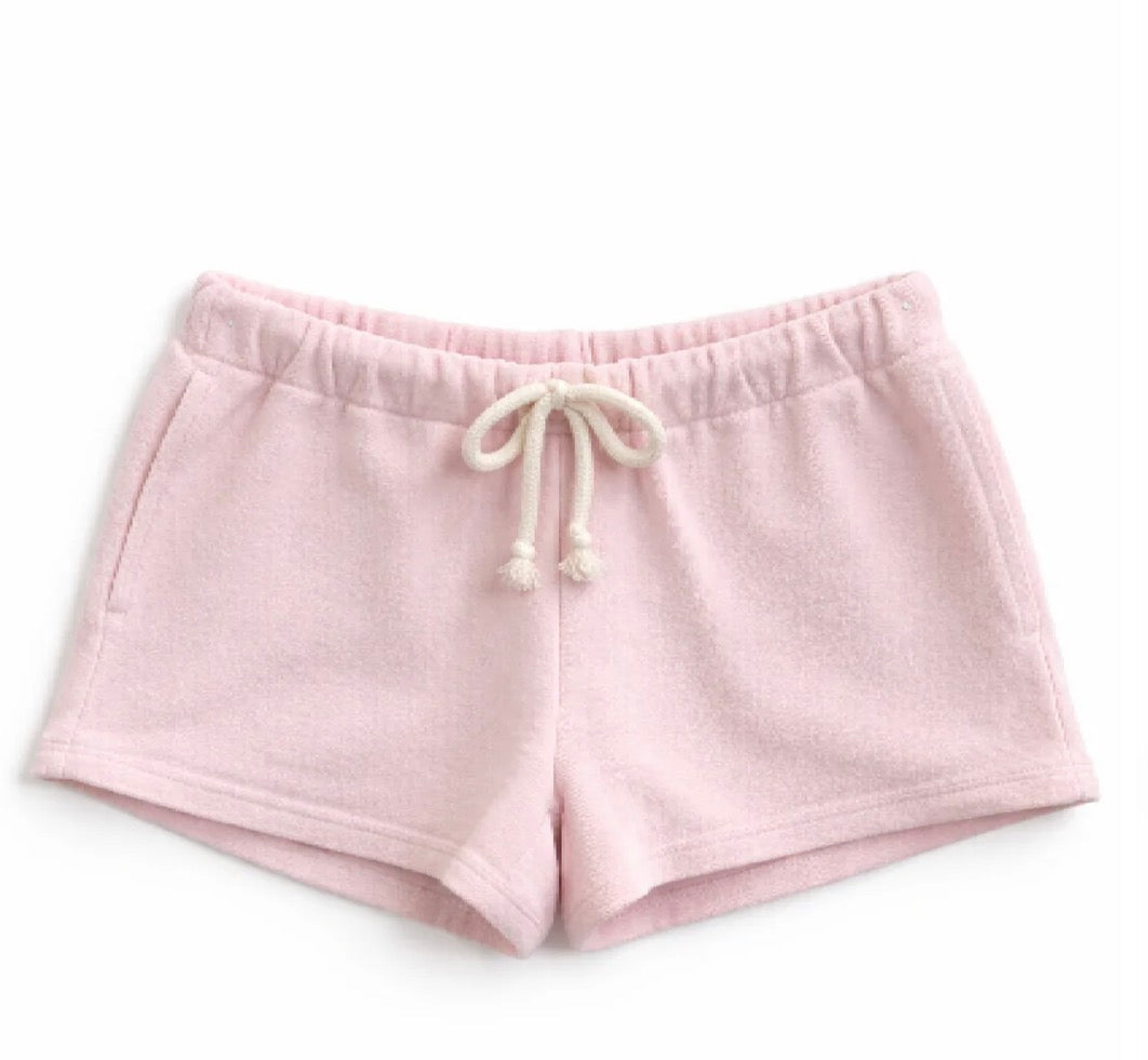Katie J Tucker Low Waisted Terry Short - Evening Blue