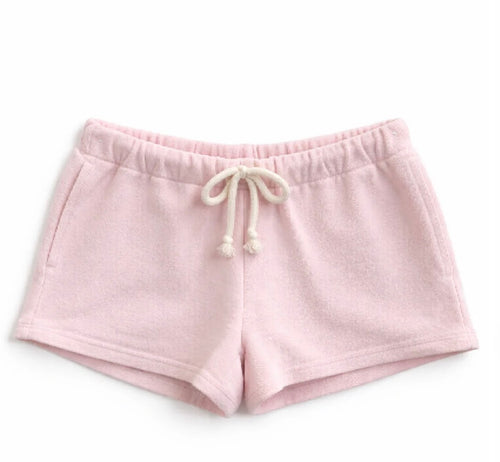 Katie J Tucker Low Waisted Terry Short - Evening Blue