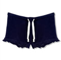 Katie J Lotus Hacci Ruffle Short - Evening Blue