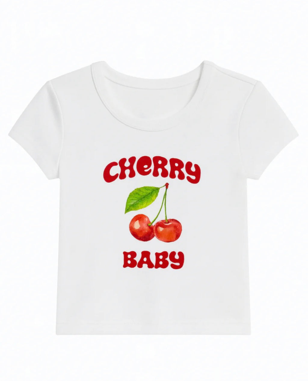 Katie J Cherry Baby Tee