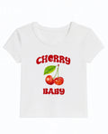 Katie J Cherry Baby Tee