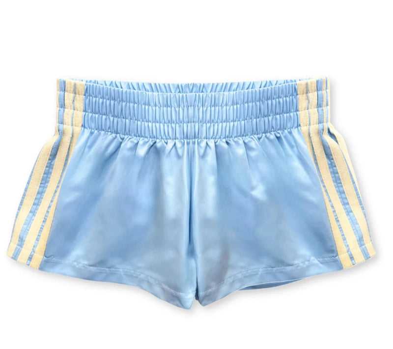Katie J Jordyn Stripe Short - Baby Blue/ Butter