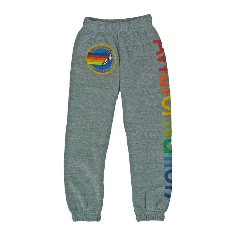 Aviator Nation ATX Sweatpants Heather Grey