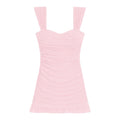 Katie J Joey Sweetheart Dress- Pale Pink