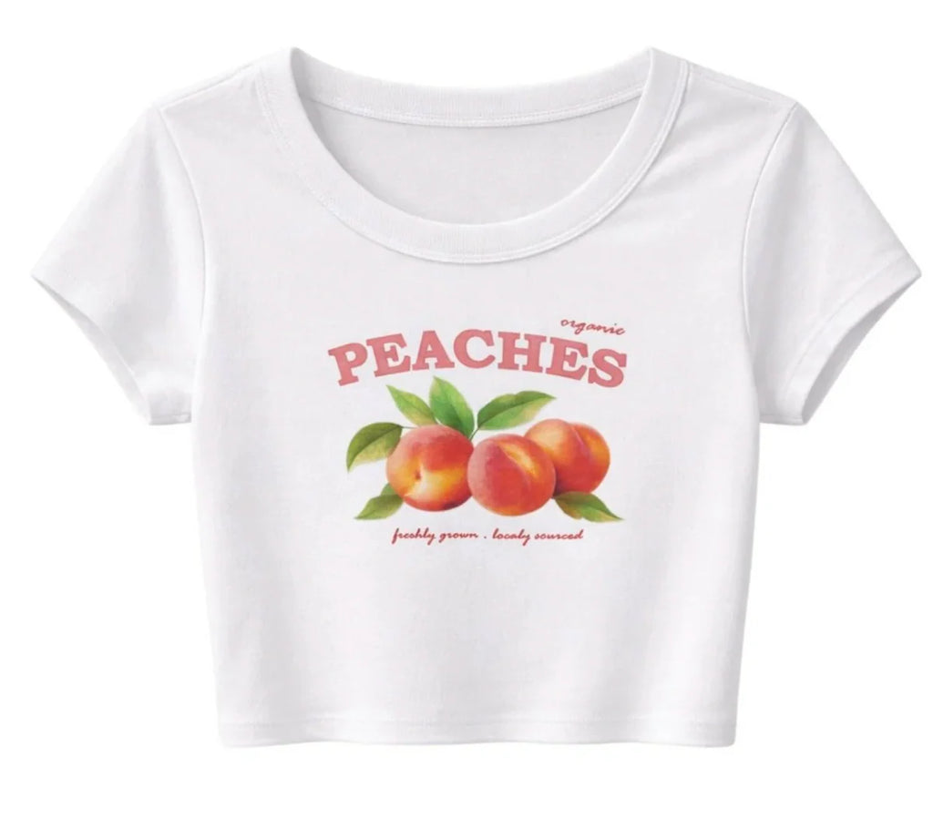 Katie j Peaches Tee