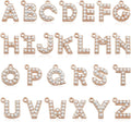 Pearl Letter Charm