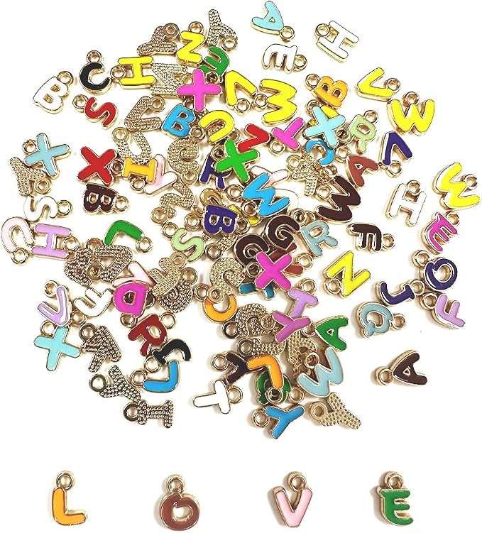 Colourful Alphabet Charm