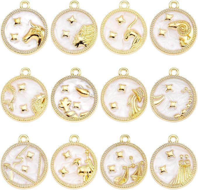 Enamel Zodiac Charm