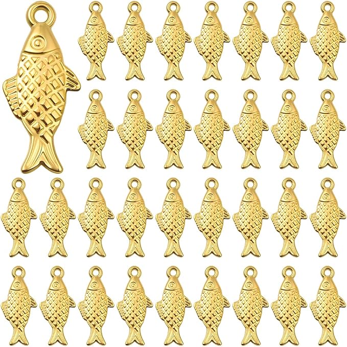 Golden Fish Charm