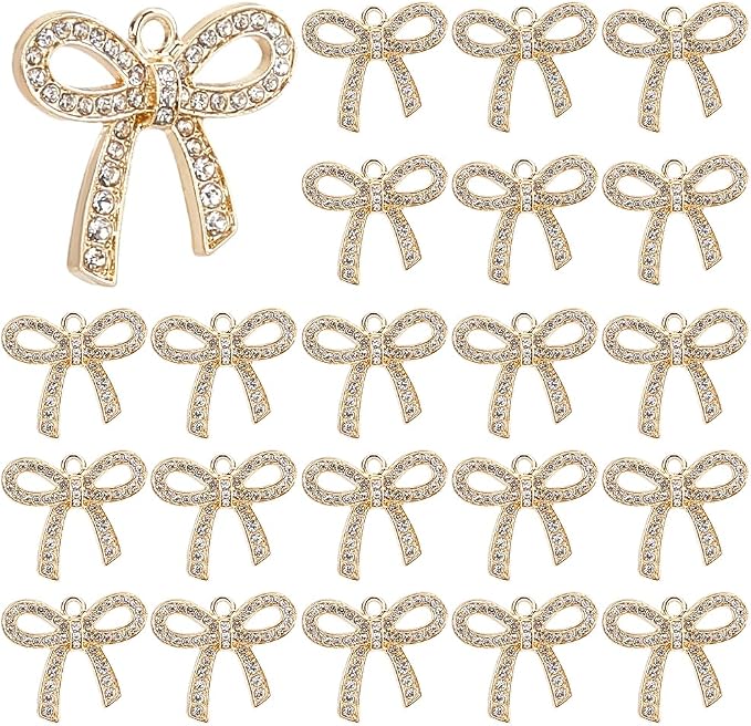 Cz Bowknot Charm