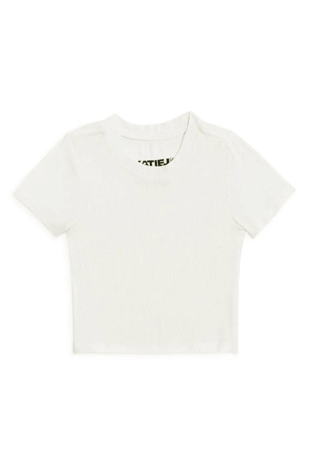 Katie J Livi Ribbed Tee - White