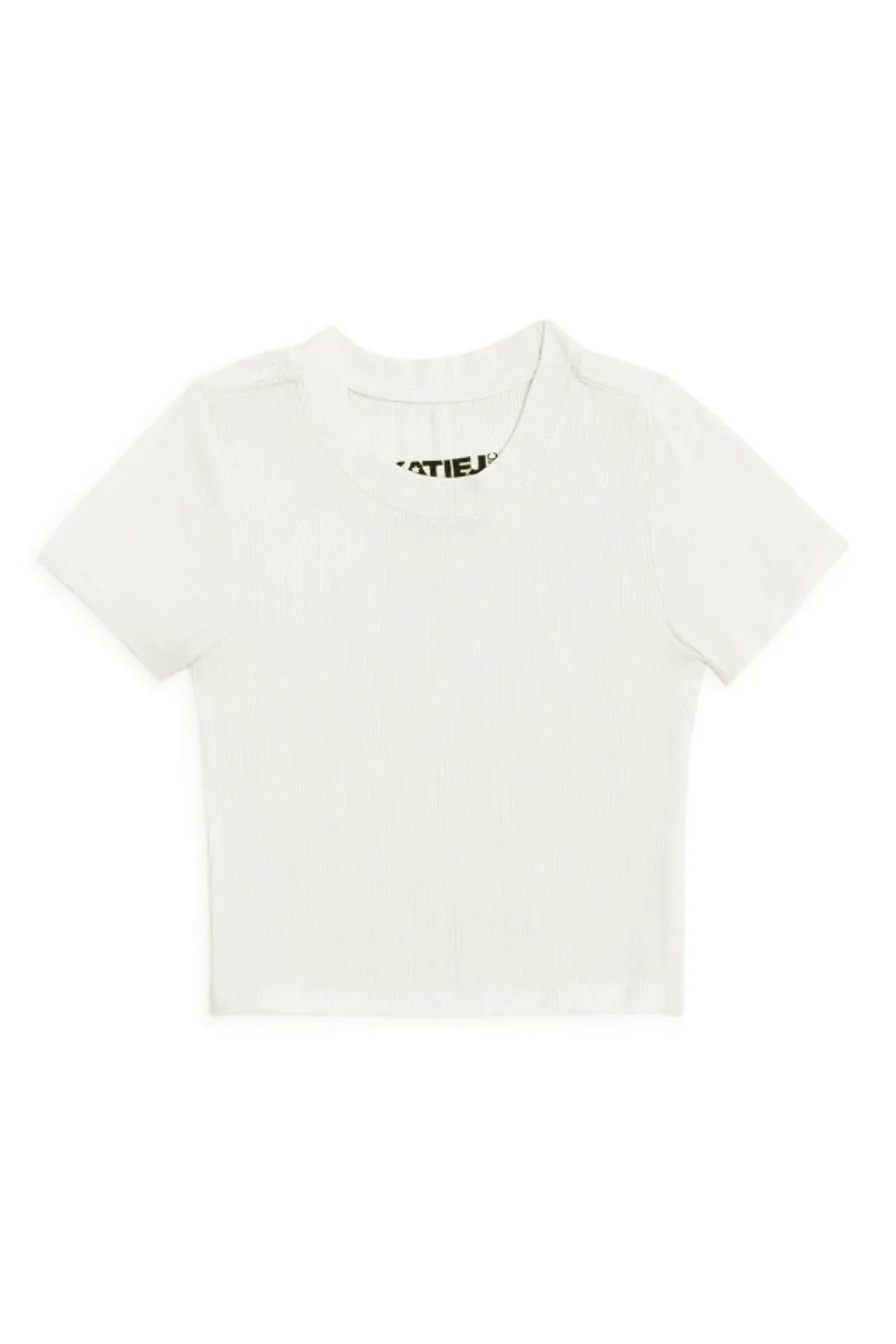 Katie J Livi Ribbed Tee - White