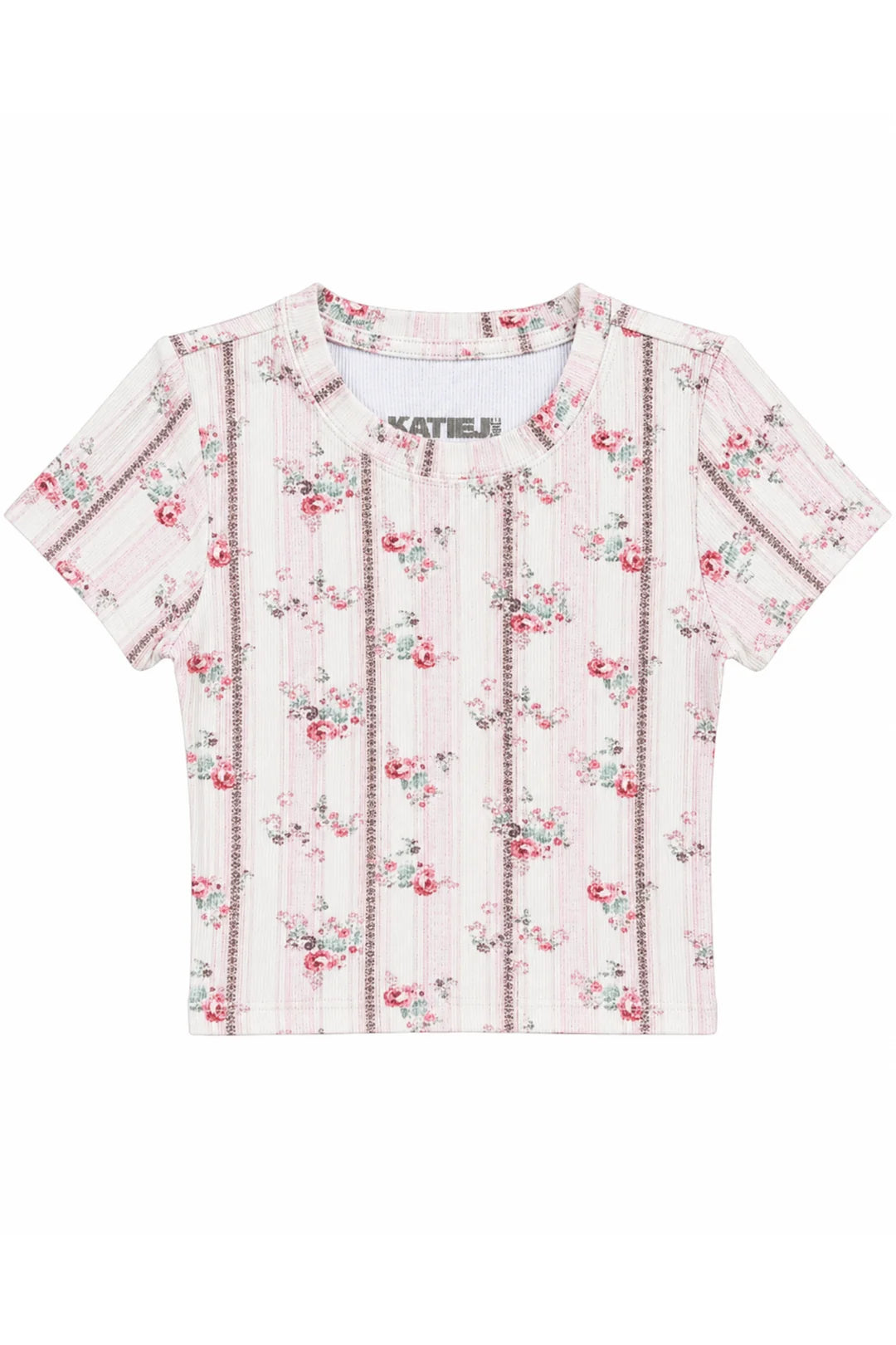 Katie J Livi Tee - Rose Floral