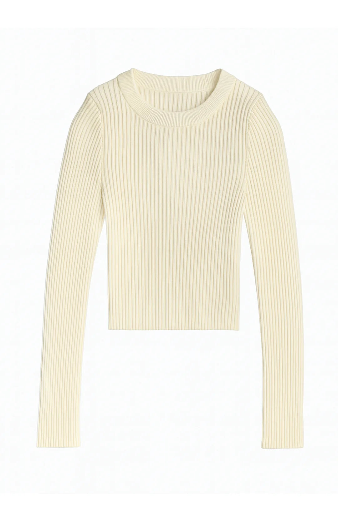 Katie J Jeannie Rib Knit Sweater - Oatmeal