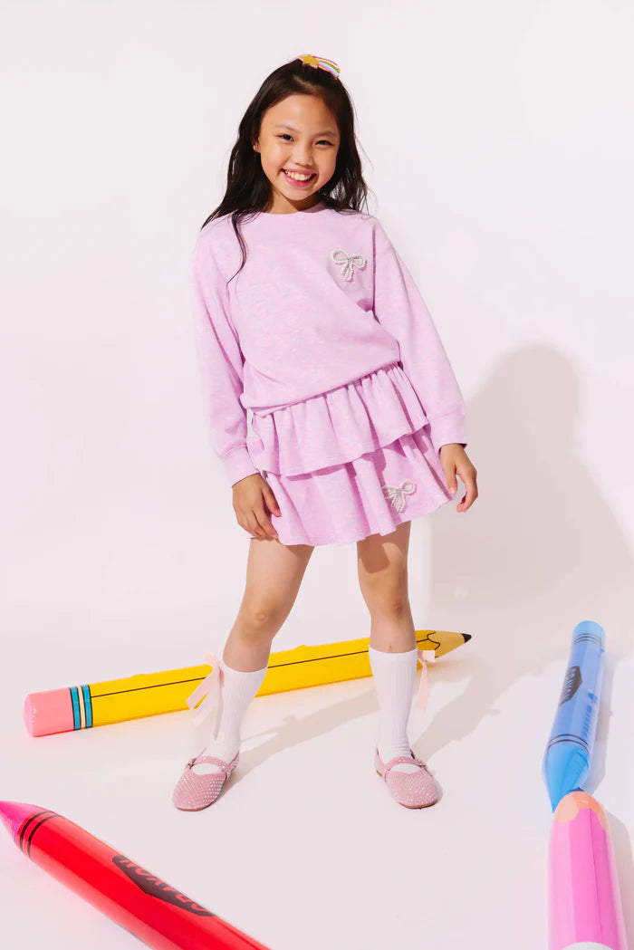 Lola + The Boys Super Soft Pearl Bow Set